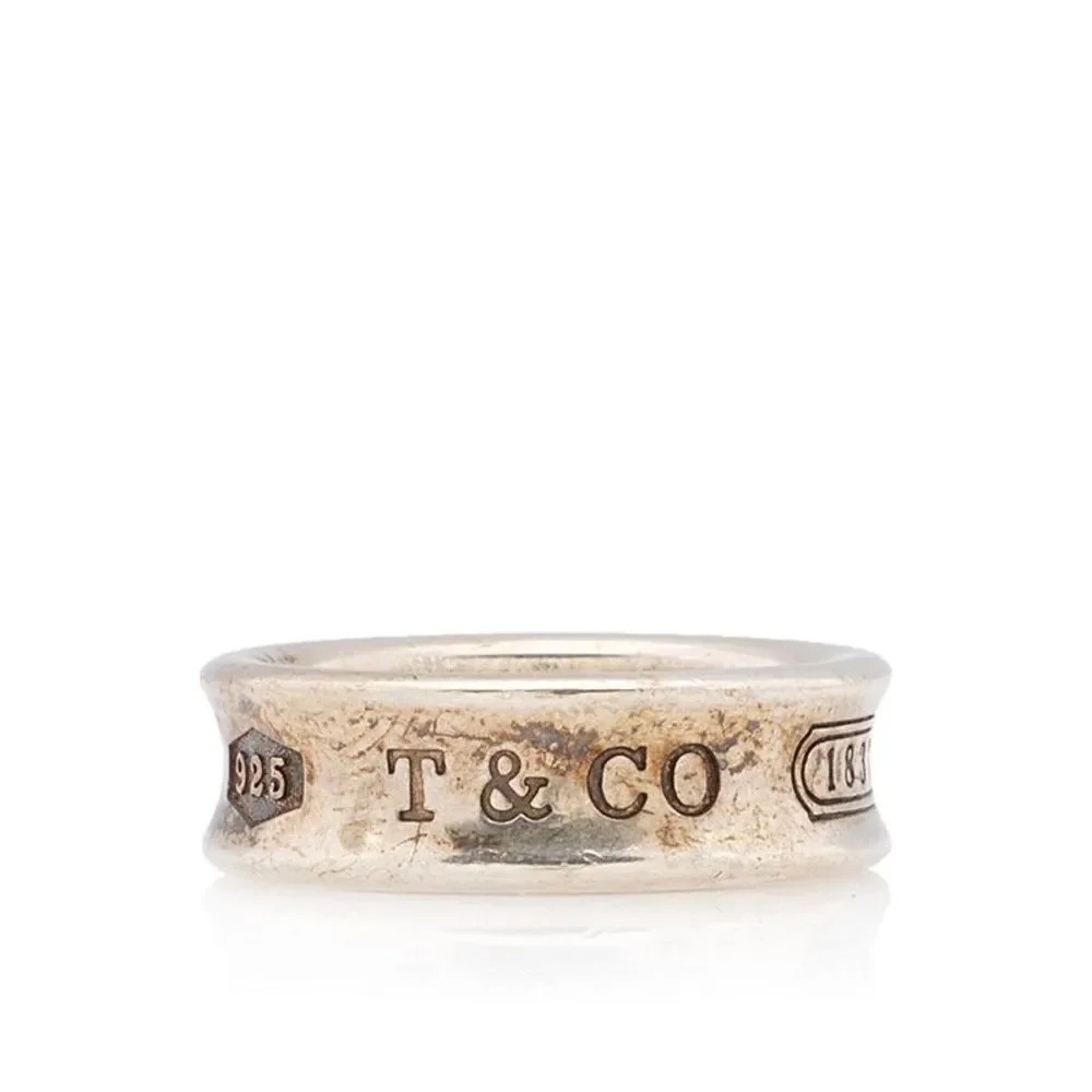 Tiffany & Co. Vintage Sterling Silver 1837 Ring - Size 7 1/2